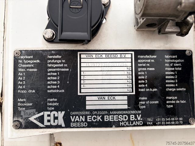 Auflieger mit Pritsche & Plane VAN_ECK