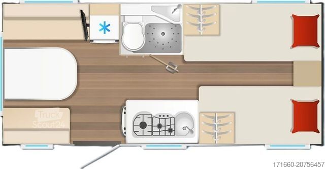 Przyczepa kempingowa BÜRSTNER B66 490 TL