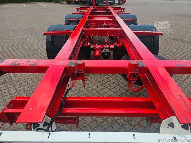 Swap-chassis trailer KRONE 2 Aksl. Kærre