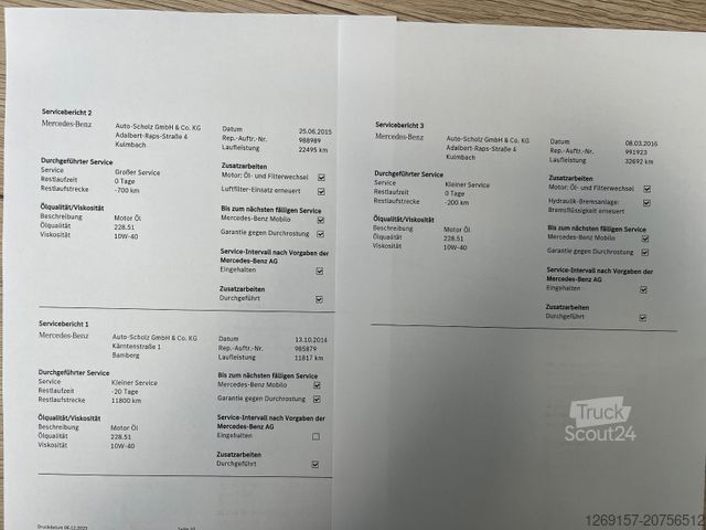 Kiepwagen bestelauto MERCEDES-BENZ Sprinter 310CDI Dreiseitenkipper Kipper Pritsche