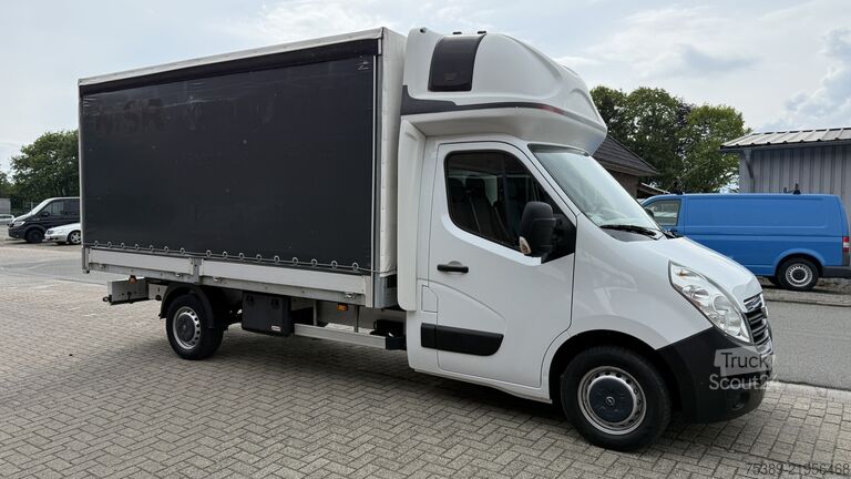 شاحنة صغيرة بيك أب Opel Movano  Pritsche Schiebeplane 3,5t Schlafkabine