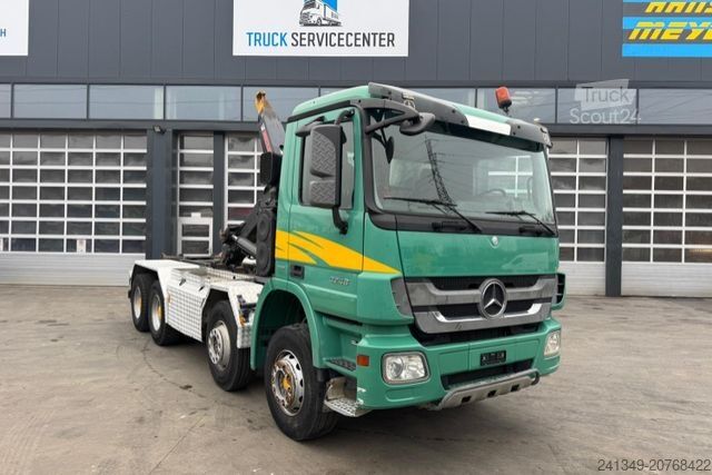 Camião porta-contentores de gancho MERCEDES-BENZ Actros 3248 Hiabt 26T AHK