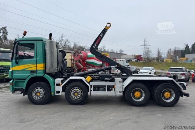 Camião porta-contentores de gancho MERCEDES-BENZ Actros 3248 Hiabt 26T AHK