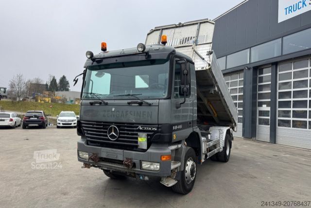 Camião basculante MERCEDES-BENZ Actros 1846 4x4 SWS Kipper/SZM