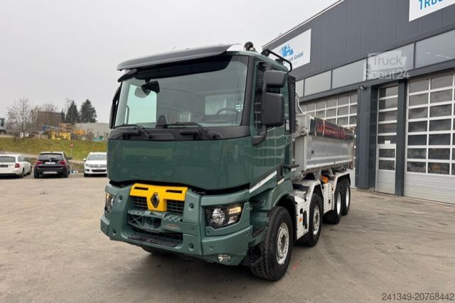 Pašizgāzējs kravas automašīna RENAULT C480 8x4 2S Moser
