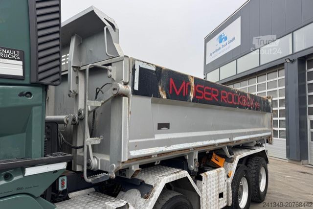 Pašizgāzējs kravas automašīna RENAULT C480 8x4 2S Moser