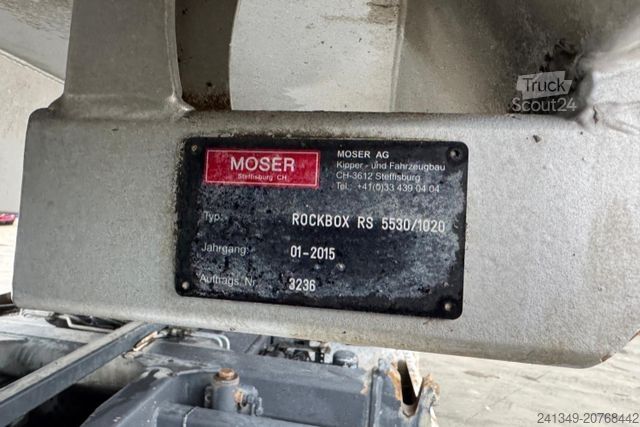 Pašizgāzējs kravas automašīna RENAULT C480 8x4 2S Moser