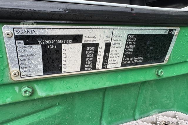 Damperli kamyon SCANIA G490 10x4 Dumper