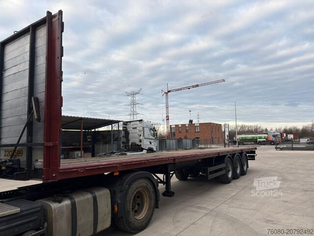 Platformos priekaba Van Hool 3B2011 (DRUM BRAKES / FREINS TAMBOURS)