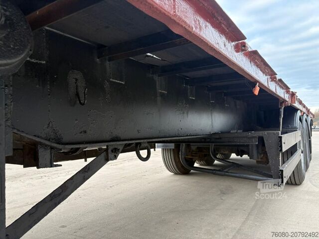 Platformos priekaba Van Hool 3B2011 (DRUM BRAKES / FREINS TAMBOURS)