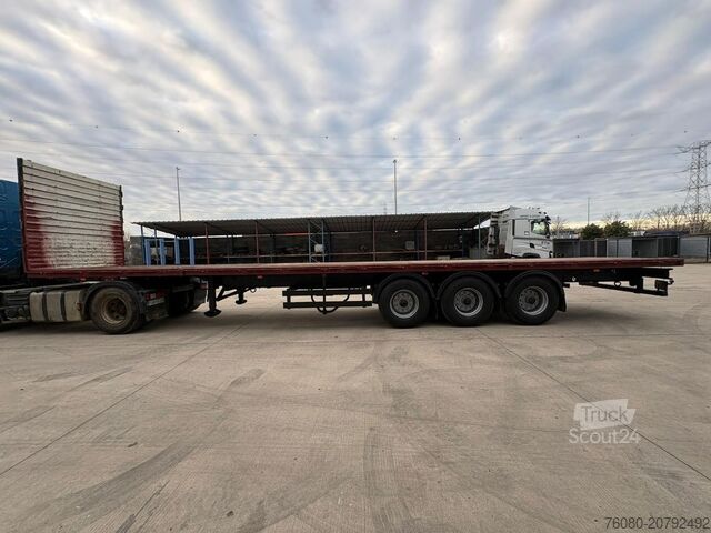 Platformos priekaba Van Hool 3B2011 (DRUM BRAKES / FREINS TAMBOURS)