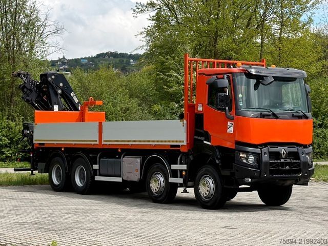 Lastbilsmonterad kran RENAULT K 430 * HIAB 211 EP - 5 HIDUO+ FUNK * 8x4