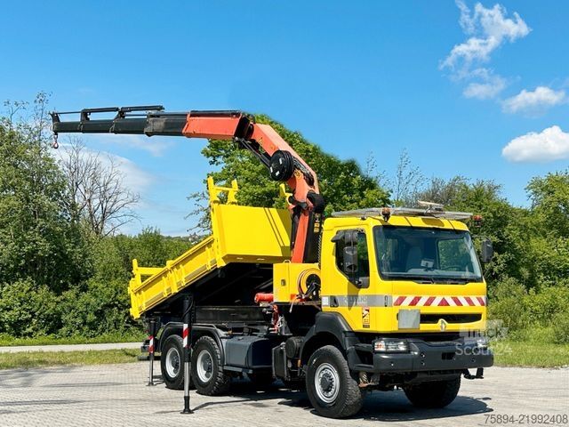 Teherautóra szerelt daru RENAULT KERAX 370 DCI * PK 30002 C + FUNK/BORDMATIC* 6x6