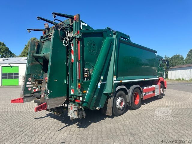 Сміттєвоз MAN TGS 26.320 / HS ASF OL 21 W + Schüttung