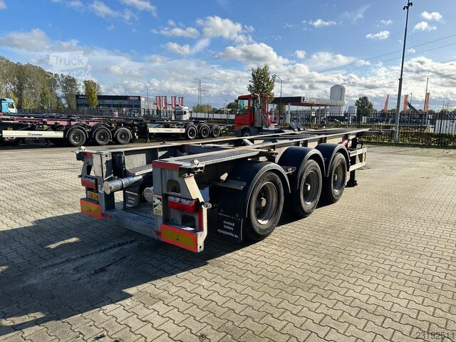  Van Hool 3-ASSIGE OPLEGGER 20FT/30FT ADR CHASSIS / galva...