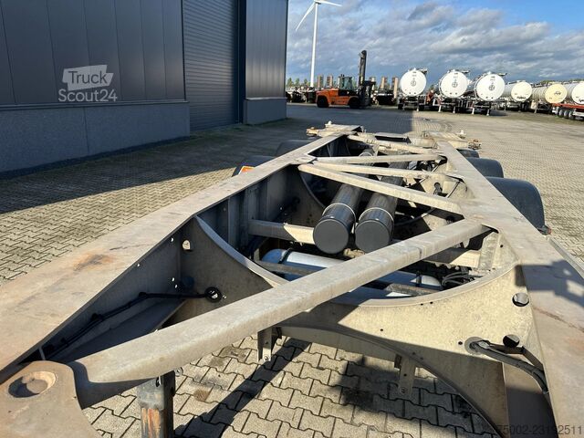  Van Hool 3-ASSIGE OPLEGGER 20FT/30FT ADR CHASSIS / galva...