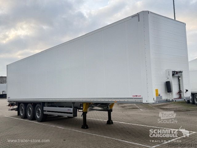 Dobozos félpótkocsi Schmitz Cargobull Trockenfrachtkoffer Standard Rolltor Ladebordwand