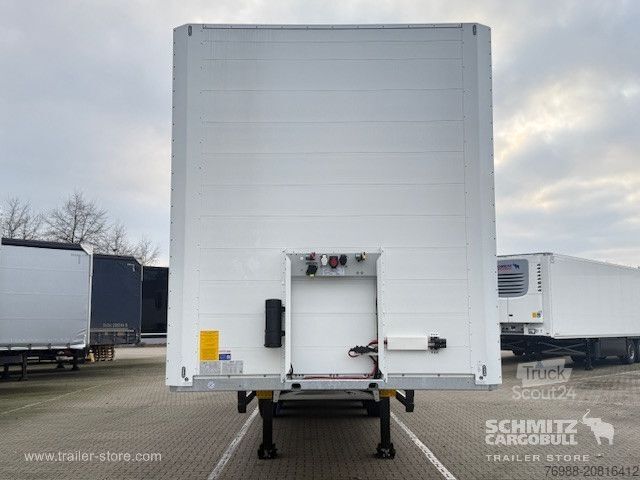 Dobozos félpótkocsi Schmitz Cargobull Trockenfrachtkoffer Standard Rolltor Ladebordwand