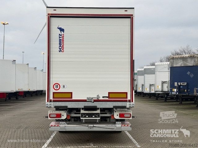 Dobozos félpótkocsi Schmitz Cargobull Trockenfrachtkoffer Standard Rolltor Ladebordwand