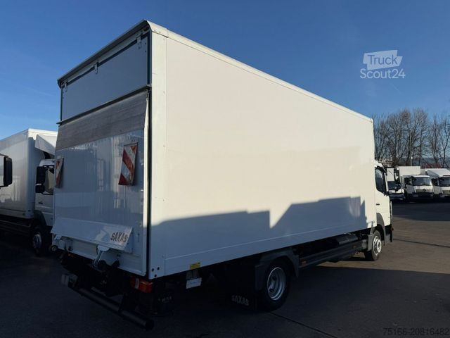 Furgons ar kasti MERCEDES-BENZ ATEGO 818 L Koffer 6,10 m LBW 1 to.*AHK*EURO 6E