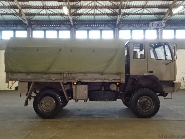 Tenteli düz yataklı kamyon STEYR 12 M18/4x4 Pritsche Plane