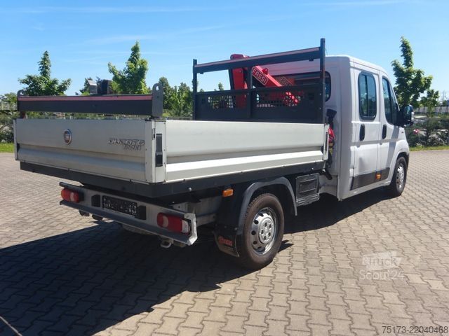 Furgoneta pick-up FIAT Ducato Maxi Doka Pritsche Fassi Ladekran