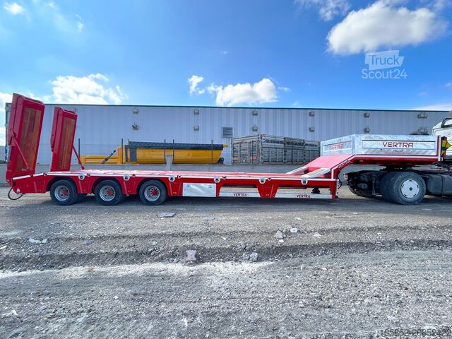 Surbaissé Vertra 3-Achs Tieflader verbreiterbar Liftachse NEU