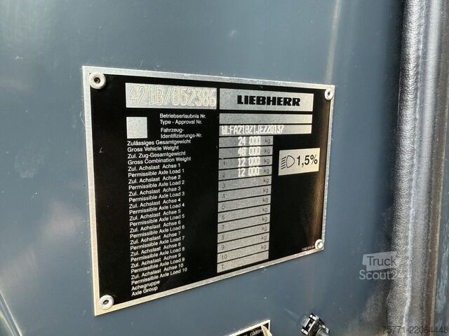 Pomocný jeřáb na nákladním vozidle Liebherr LTM 1040-2.1 4x4 EURO6 DŹWIG SAMOJEZDNY