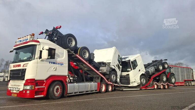 Furgón portacoches Scania R450 | 6X2 | GS MEPPEL | TRUCK TRANSPORTER | LK...