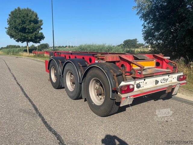 Containertransport Fliegl SDS380 20FT Tank / ADR / BPW Disc