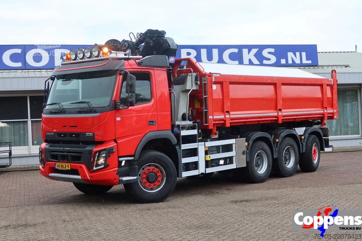 Autogru Volvo FMX 420 Kipper+Kraan H.M.F. 1943Z2 Rotor+Grijper