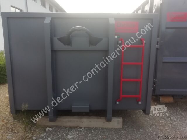 Kontejner s kavljem Decker Containerbau Plattform, Maschinentransport