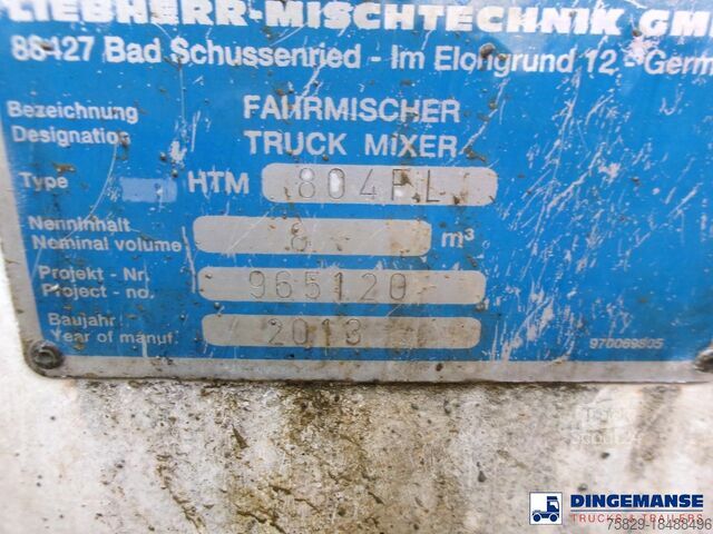 Blender MAN TGS 32.360 8X4 Euro 6 Liebherr concrete mixer 8...