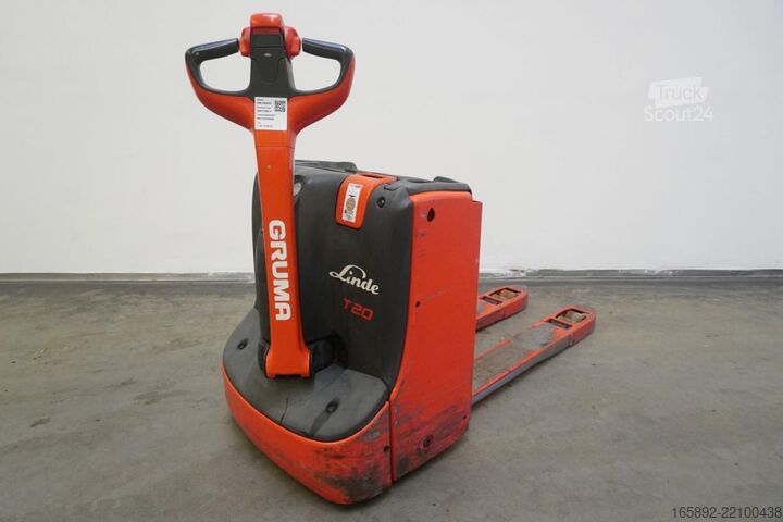Manuālais palešu ratiņš Linde T 20 1152-02