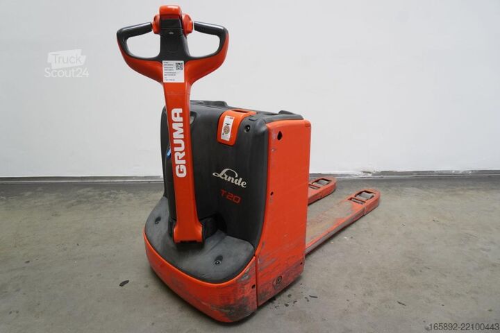 Manuālais palešu ratiņš Linde T 20 1152-02