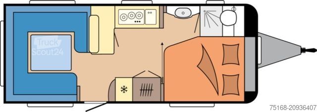 Lakókocsi HOBBY Excellent 560 CFe Modell 2026