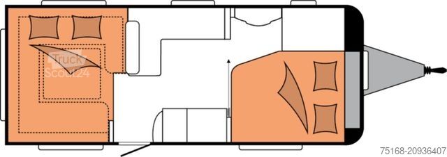 Lakókocsi HOBBY Excellent 560 CFe Modell 2026
