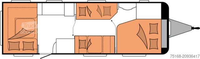 Lakókocsi HOBBY Prestige 720 UKFe Modell 2026