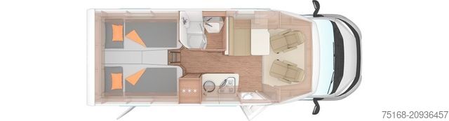 Teilintegriertes Wohnmobil WEINSBERG CaraCompact 600 MEG EDITION [PEPPER] Modell 2026