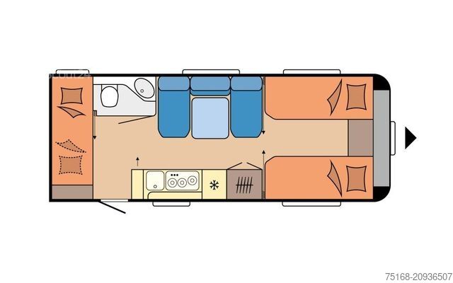 Lakókocsi HOBBY Maxia 595 KML Modell 2026