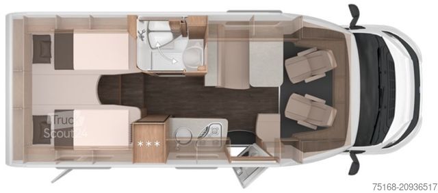 Camping-car semi-intégré KNAUS L!VE TI 650 MEG Platinum Selection Modell 2026 /