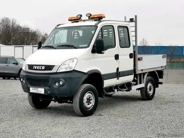 Pick-up dodávka IVECO Daily 55S17W 4x4/ PRITSCHE 2,1M/ 7 SITZE/ AHK