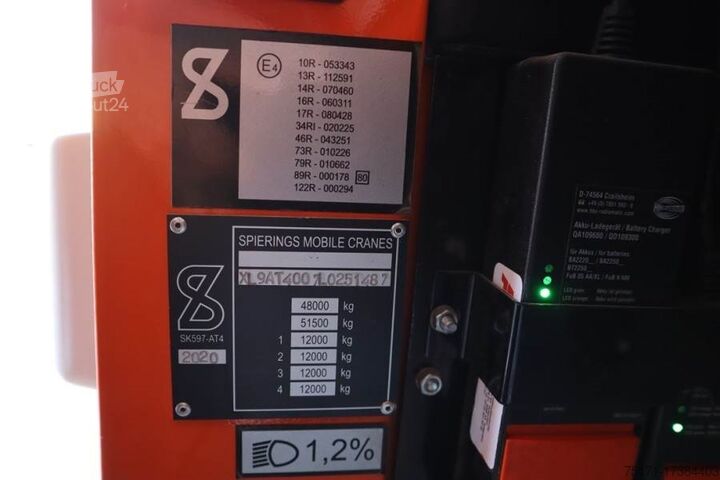 Grue à tour Spierings SK597-AT4 Dutch Vehicle Registration, Valid Aboma