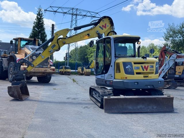 Mini excavator WACKER Wacker Neuson ET 90, Powertilt,Verstellausleger