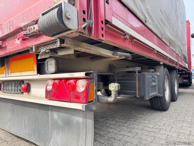 Open trailer with tarp ACKERMANN-FRUEHAUF Z-PA 11.9/7.4E  Tandem Anhänger TÜV NEU