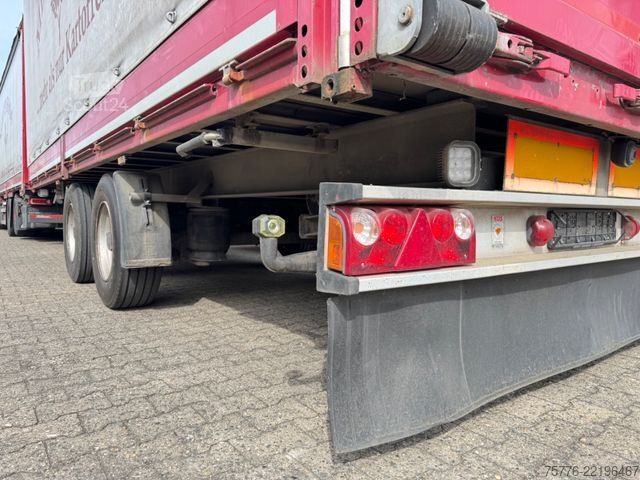 Open trailer with tarp ACKERMANN-FRUEHAUF Z-PA 11.9/7.4E  Tandem Anhänger TÜV NEU