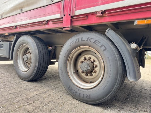 Open trailer with tarp ACKERMANN-FRUEHAUF Z-PA 11.9/7.4E  Tandem Anhänger TÜV NEU