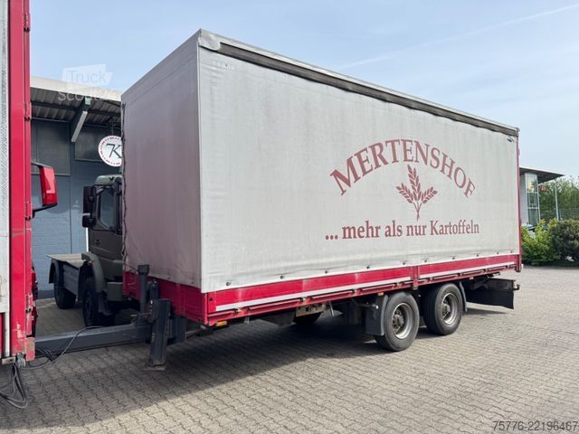 Open trailer with tarp ACKERMANN-FRUEHAUF Z-PA 11.9/7.4E  Tandem Anhänger TÜV NEU