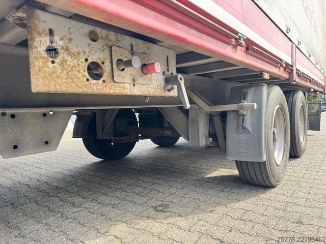 Open trailer with tarp ACKERMANN-FRUEHAUF Z-PA 11.9/7.4E  Tandem Anhänger TÜV NEU