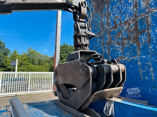 Autocarro forestale DAF XF 530 Plattform Kesla Kran Typ 2112 +Kabine